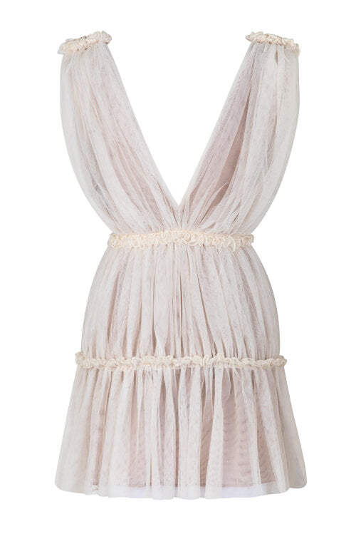 Vestido Mini Tali Ivory