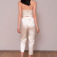 Pantalón Bianca Satén Marfil